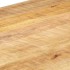 Mesa de comedor de madera maciza de mango rugosa 140x70x76