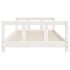 Estructura de cama para niños madera de pino blanco 90x200