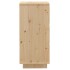 Aparador 2 uds madera maciza de pino 32x34x75