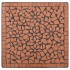 Mesa de mosaico para cafetería cerámica terracota 60