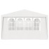 Carpa profesional para fiestas con paredes blanco 90 g/m² 4x9