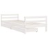 Estructura cama niños con cajones madera pino blanco 90x200