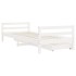 Estructura cama niños con cajones madera pino blanco 90x200