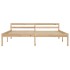 Estructura de cama de madera maciza de pino 180x200