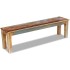 Banco de madera maciza reciclada 160x35x46