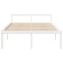 Cama para personas mayores madera maciza pino blanca 140x200