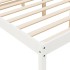 Cama para personas mayores madera maciza pino blanca 140x200