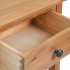 Mesa consola de madera de roble maciza 50x32x75