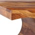 Mesa de centro de madera maciza sheesham 90x50x35