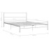 Estructura de cama de metal blanco 140x200