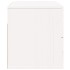 Mesitas de noche de pared 2 uds blanco 50x36x40