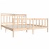 Estructura de cama de madera maciza super king 180x200