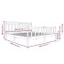 Estructura de cama de madera maciza super king 180x200