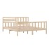 Estructura de cama de madera maciza super king 180x200