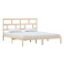 Estructura de cama de madera maciza super king 180x200