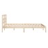 Estructura de cama de madera maciza super king 180x200