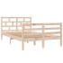 Estructura de cama madera maciza de pino 120x200