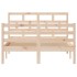 Estructura de cama madera maciza de pino 120x200