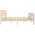 Estructura de cama madera maciza de pino 120x200