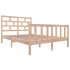 Estructura de cama madera maciza de pino 120x200