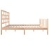 Estructura de cama madera maciza de pino 120x200