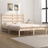 Estructura de cama madera maciza de pino 120x200