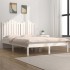 Estructura de cama madera maciza de pino blanca 150x200