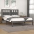 Estructura de cama madera maciza de pino gris 120x200