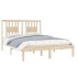 Estructura de cama madera maciza 120x190