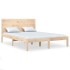 Estructura de cama madera maciza de pino 120x200