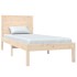 Estructura de cama madera maciza de pino 100x200