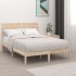 Estructura de cama madera maciza 120x190