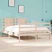 Estructura de cama madera maciza de pino 120x190 cm