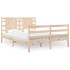 Estructura de cama madera maciza de pino 120x190