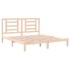 Estructura de cama madera maciza 180x200