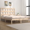 Estructura de cama madera maciza de pino 120x200 cm