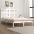 Estructura de cama madera maciza de pino blanca 150x200