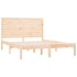 Estructura de cama madera maciza 150x200