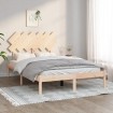 Estructura de cama doble pequeña de madera maciza 120x190 cm