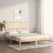 Estructura de cama de madera maciza de pino 160x200 cm