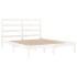 Estructura de cama madera maciza de pino blanca 120x200