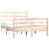 Estructura de cama madera maciza de pino 135x190