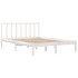 Estructura de cama madera maciza pino blanco 120x190