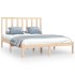 Estructura de cama madera maciza de pino 120x190