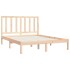 Estructura de cama madera maciza de pino 120x190