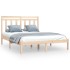 Estructura de cama madera maciza 120x190