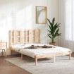 Estructura de cama madera maciza 120x190 cm