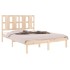 Estructura de cama madera maciza 120x190