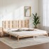 Estructura de cama madera maciza 180x200