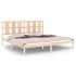 Estructura de cama madera maciza 180x200